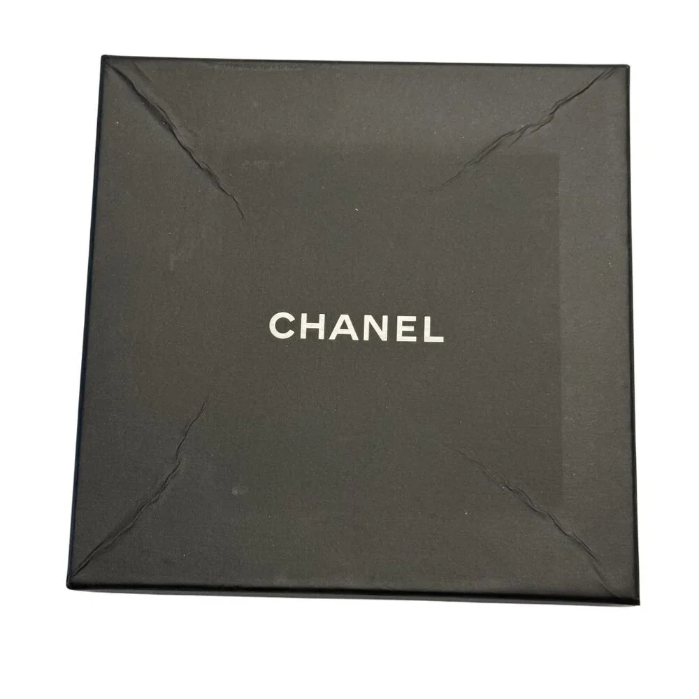 Chanel Black Spellout Logo Gift Box Storage Box